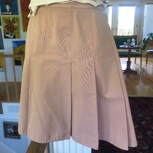 Moschino Women Cheap and Chic Light Pink a line pleaded Skirt Sz US 8 EUC 42